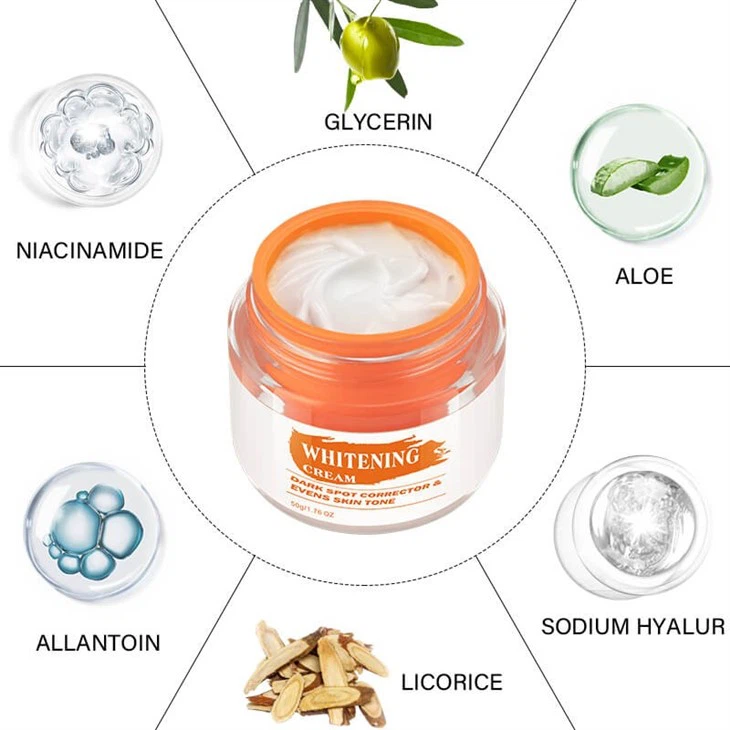 Face Beauty Care Black Skin Whitening Cream Scar Removal Whitening Freckle Face Cream factory